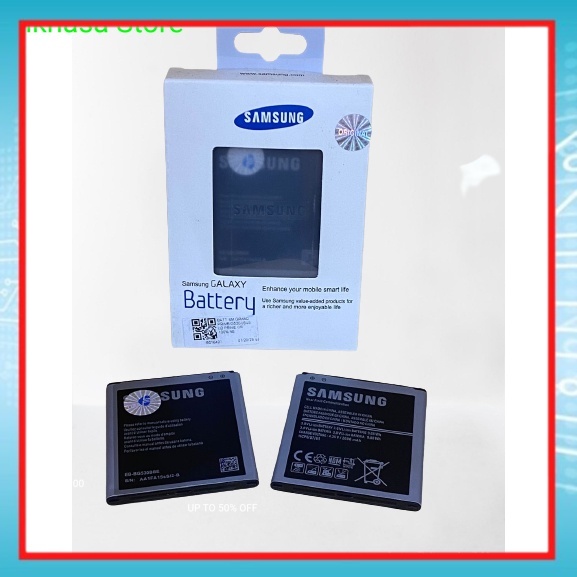 Baterai Battre Batere Samsung GRAND PRIME/G530/J5/J3/J2 PRIME OR 100% NE