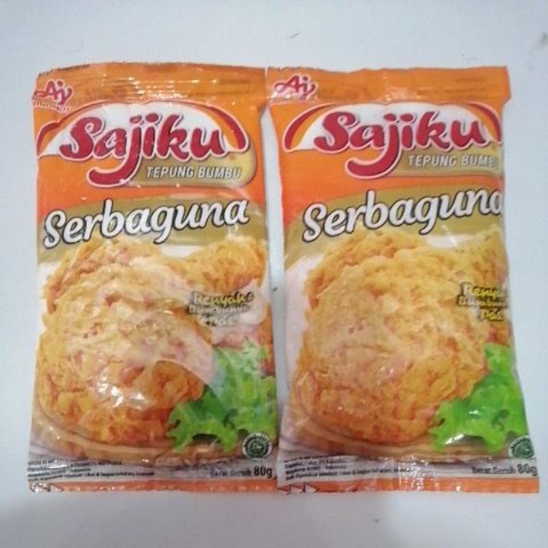 

SAJIKU TEPUNG BUMBU SERBAGUNA 80 GRAM