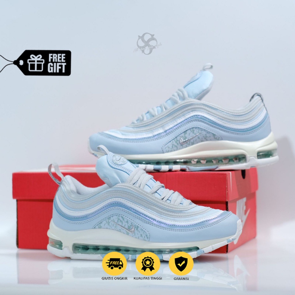 Nike Air Max 97 Aura Reflective Camo Original 100% BNIB | Sepatu Sneakers Wanita
