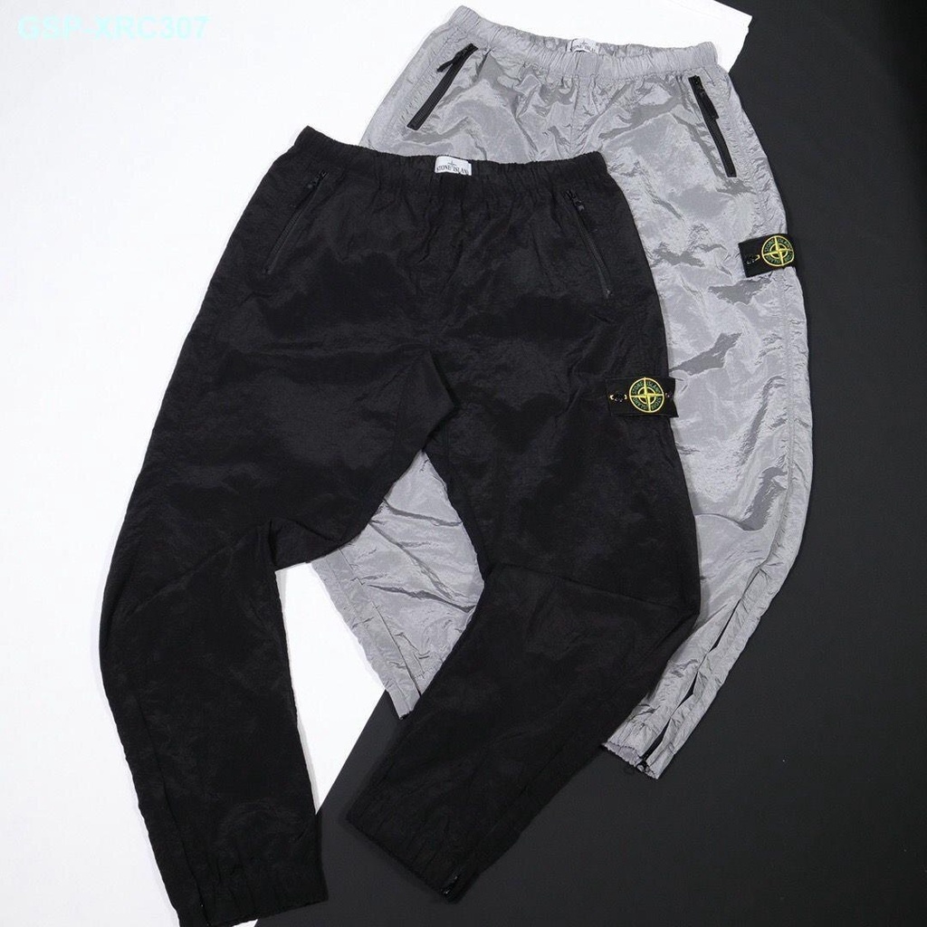 Ramadhan Sale - Stone Island Stone Island Metal Nylon Functional Trousers Stone High Street Badge Lo