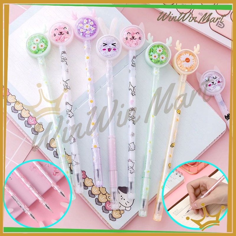 

Payet Bunny Black Ink Gel Pulpen/Pena Cute Karakter Kupu-Kupu/Gel Bolpen Gel Pastel Alat Tulis/Perlengkapan Sekolah Kantor