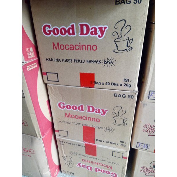 

Dus 5 20g bag Sachet Kopi Goodday x Good Moccachino Day 50sachet Mocac