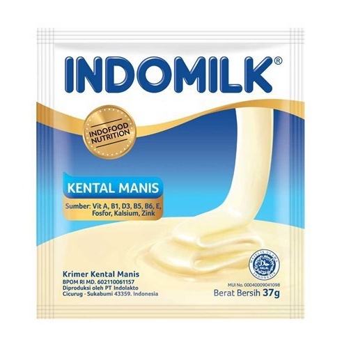 

Indomilk Susu Kental Manis 37 g isi 6 Sachet