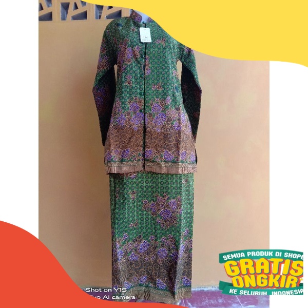 setelan seragam Muslimat NU baju seragam Muslimat NU batik original/ ungu liliac