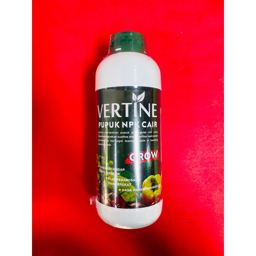 Pupuk npk cair VERTINE GROW BAWANG PADI TEMBAKAU BUNGA DAN BUAH isi 1 liter dari cv.mitra tani