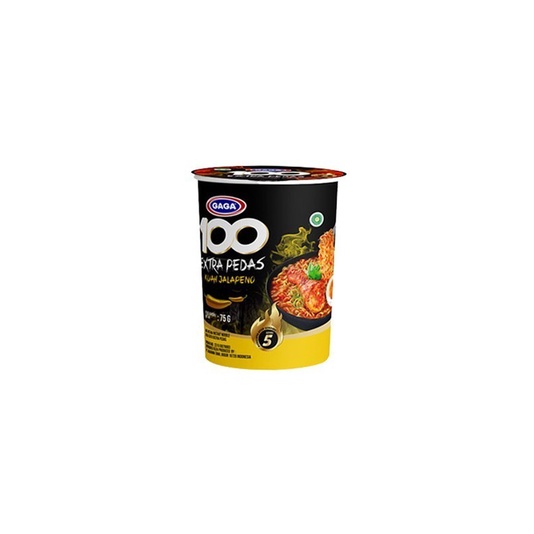 

GAGA 100 EXTRA PEDAS KUAH JALAPENO CUP 75G (1C=24)