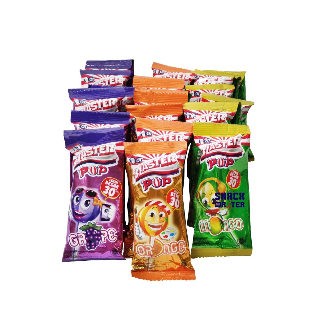 

Blaster POP Lolipop PACK - Netto 30 pcs x 7.5 gr.