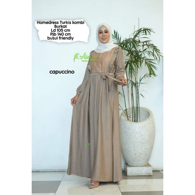 COD Homedress Turkish gamis Aini gamis kekinian by Aini modiste