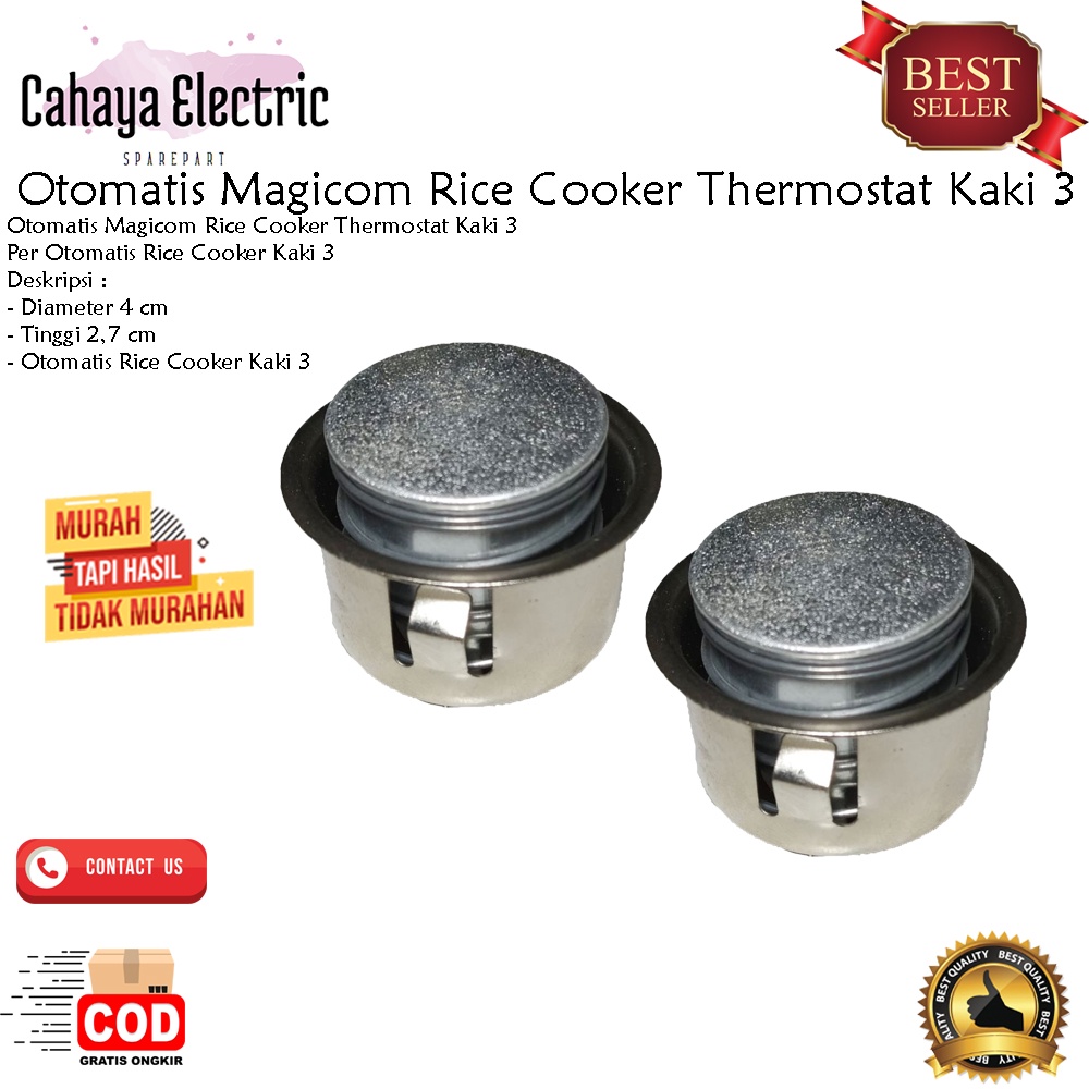 Otomatis Magicom Rice Cooker Thermostat Kaki 3 CahayaElectric