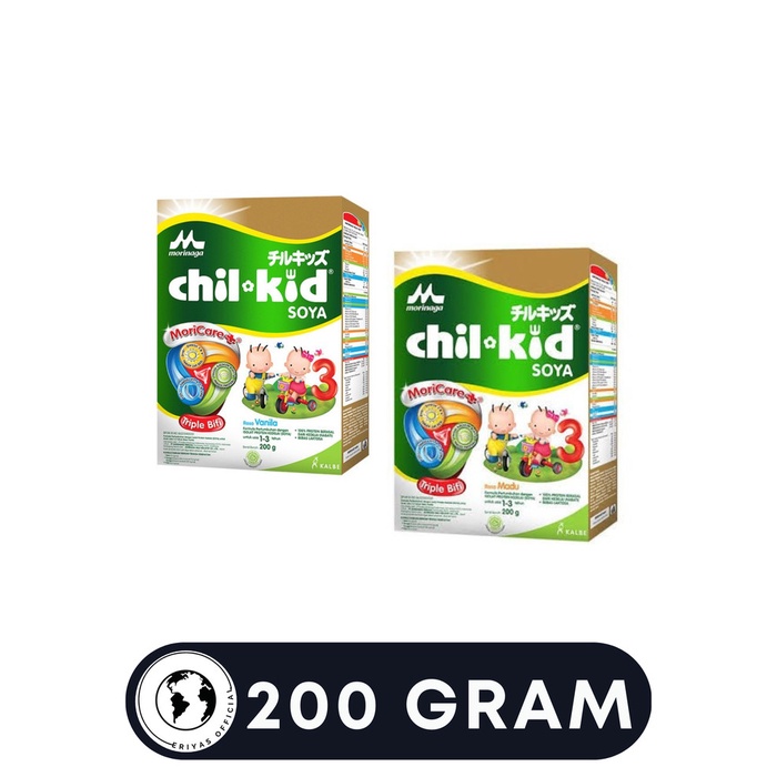 Susu Morinaga Chil Kid Soya 3 200 Gram - Vanila