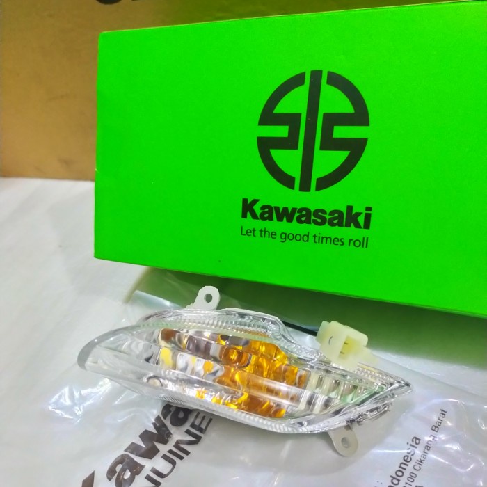 Lampu Sein Riting Depan ZX130 ZX 130 Kiri Original Kawasaki