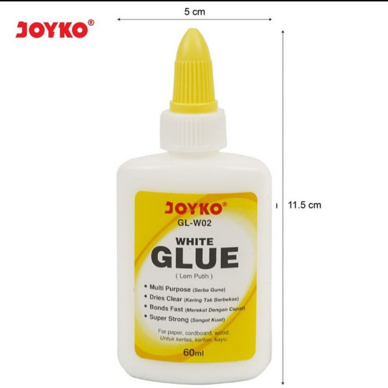 

Lem Putih Besar Joyko 60ML GL-W02 Lem Kayu