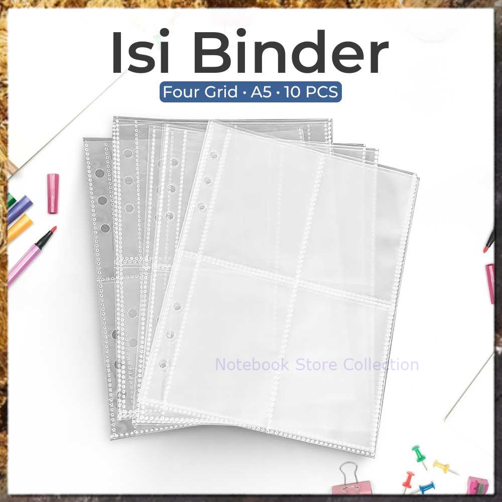 

Notebook Store Collection Isi Binder Photocard Four Grid Booklet A5 10 PCS