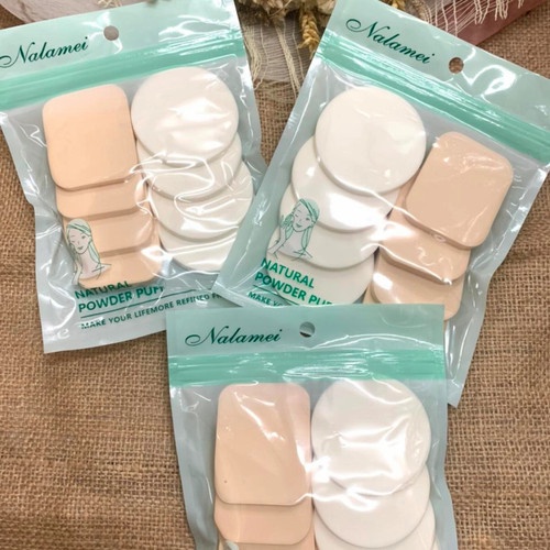 Sponge Bedak Isi 8 - Spon Bedak Premium isi 8pcs