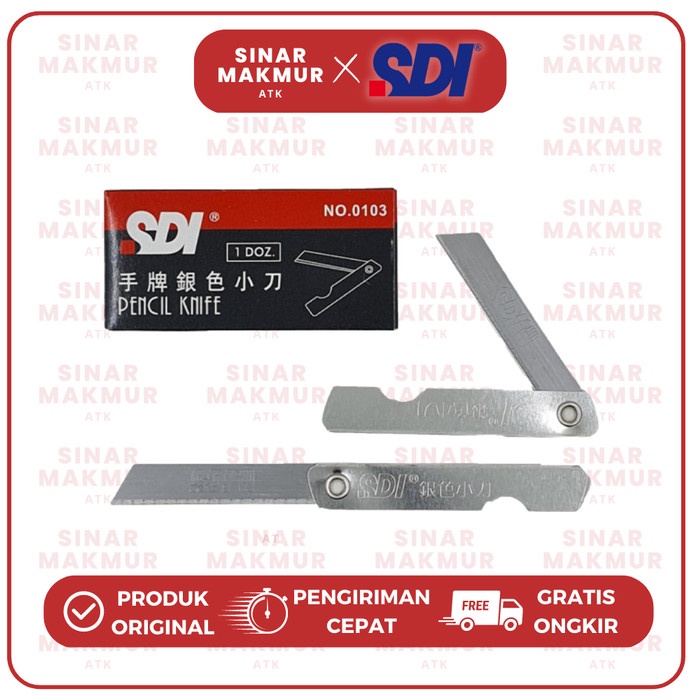 

Pencil Knife/Pisau Lipat SDI 0103 (Pak)