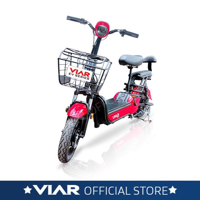 promo toko Sepeda Listrik - Viar UNO - Merah