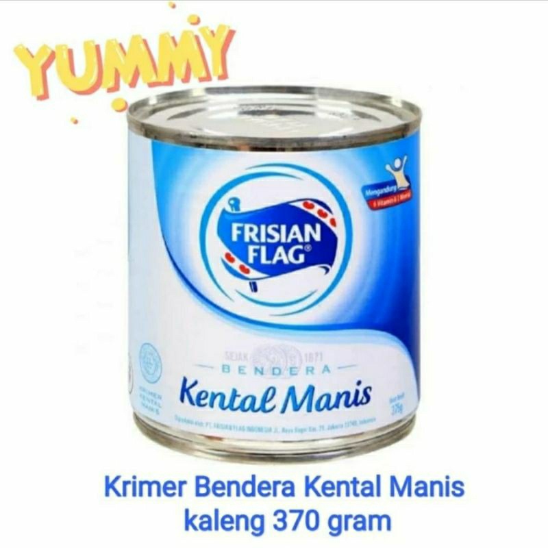 

frisian flag susu bendera kaleng original | kental manis