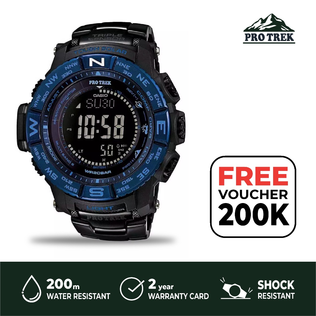 Casio Pro Trek Jam Tangan Pria PRW-3500SYT-1DR