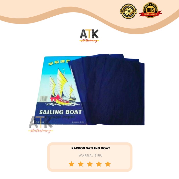 

Kertas Karbon Sailing Boat/ Kapal Satu Sisi atk - Hitam