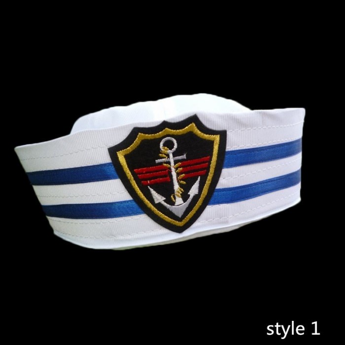 Topi Pelaut / Topi Kapten Pirates Bajak Laut Halloween / Sailor - Anak