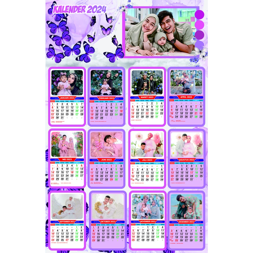 

KALENDER 2024 FOTO CUSTOM LENGKAP TGL ISLAM DAN TGL JAWA KEKINIAN MODEL 13 FOTO DESIGN SUKA SUKA