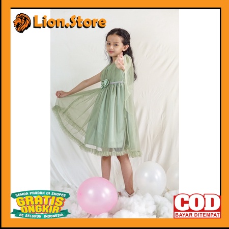 Gaun Pesta Anak Perempuan Slayer / Dress Anak Cantik / Baju Pesta Anak Viral// DRESS ANAK KEREN MODE