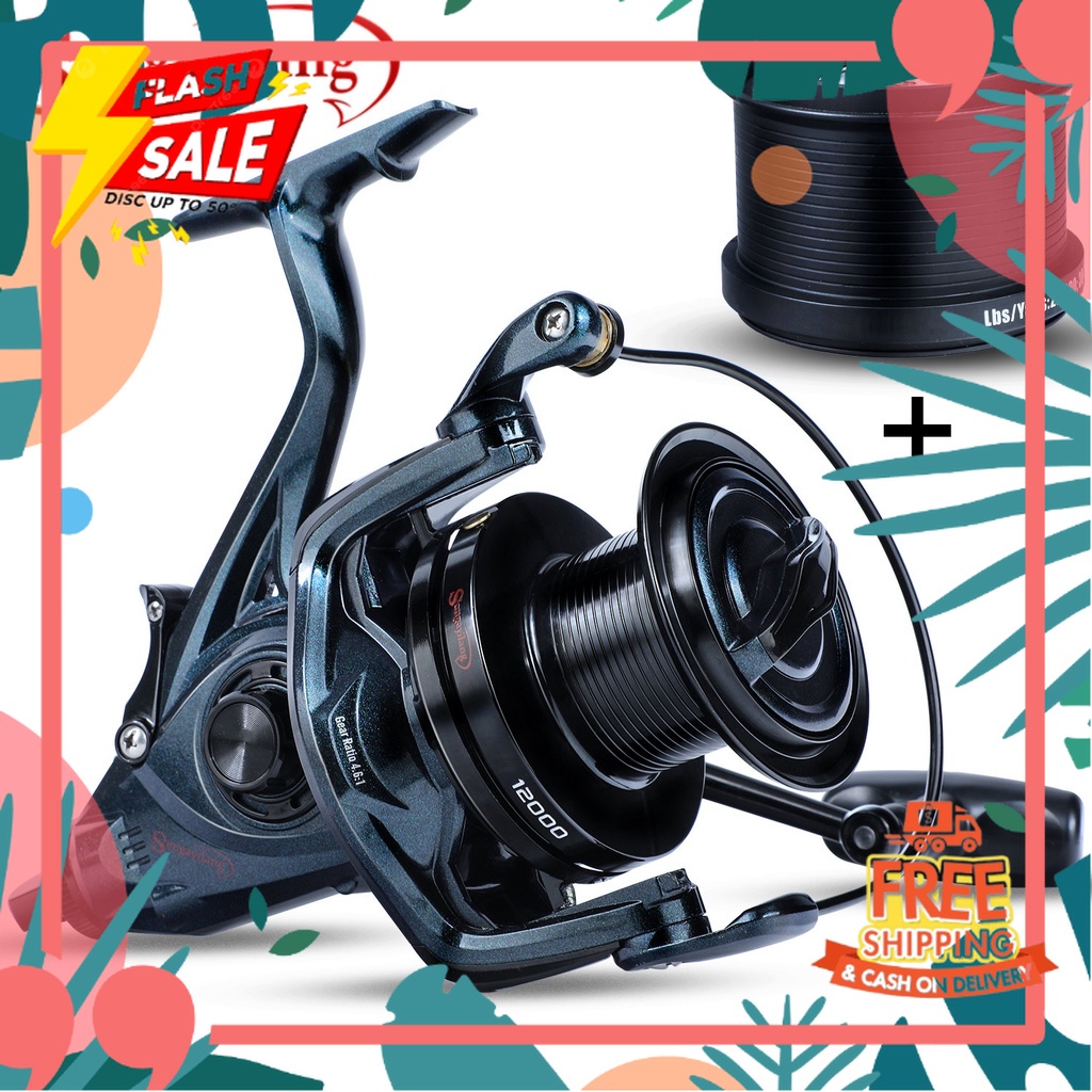 SIAP MANCING ALAT PANCING //Sougayilang Fishing Reel 9000-12000 Series Surf  Reel Pancing Ultra Halu