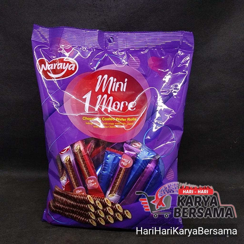 

NARAYA MINI 1 MORE CHOCOLATE COATED WAFER ROLLS 300GR