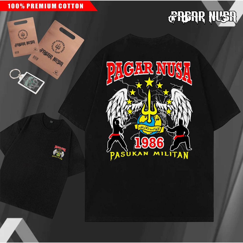 Kaos  IPSNU Pagar Nusa PN-YELLOW-MILLITAN Kaos Pagar Nusa Single Fighter Gasmi  Ligas Srikandi PN