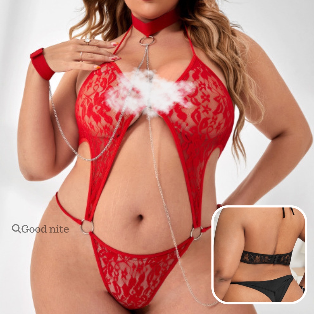 GN7727 lingerie big size super hot seksi transparan cosplay jumbo