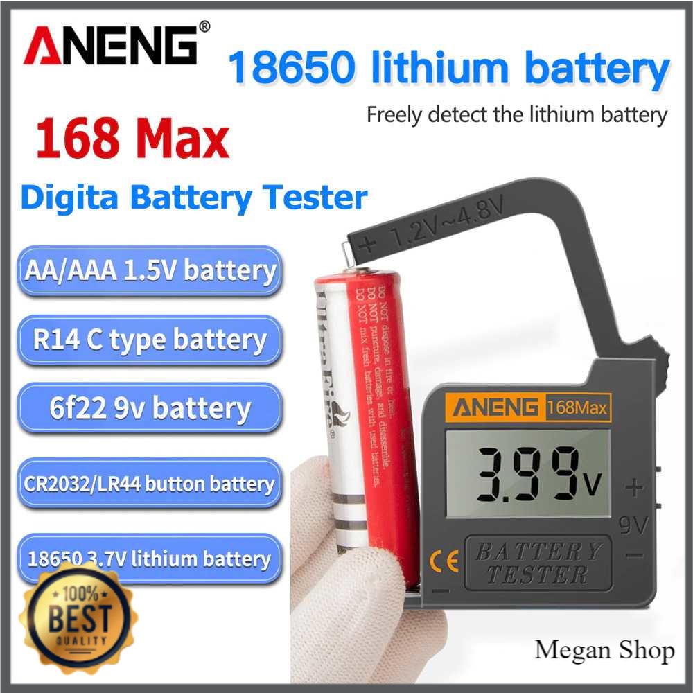 Pengecek Baterai Tester Baterai Capacity 18650 AA AAA Display Digital