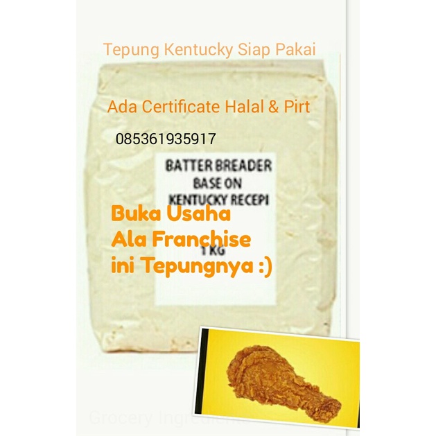 

DS-86 Tepung kentuky 2,5kg / fried chiken flour / tepung fried chicken