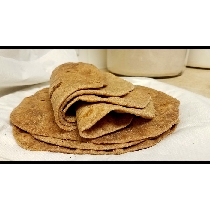 

[Big Sale] TACO - Whole Wheat Flour Tortilla 13 cm FROZEN (gandum) TANPA PENGAWET