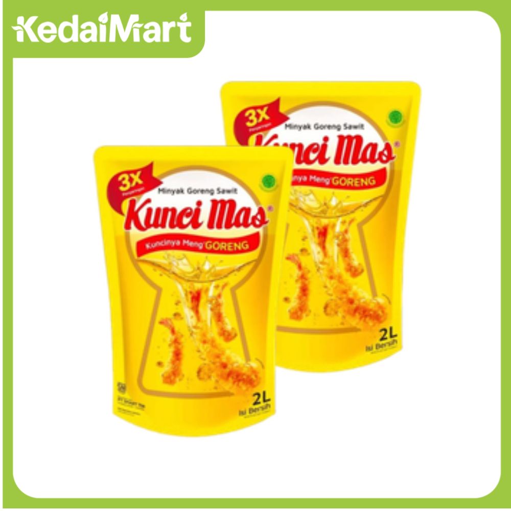 

KM Paket Bundling Minyak Goreng Kunci Mas 2 L x 2 Pcs