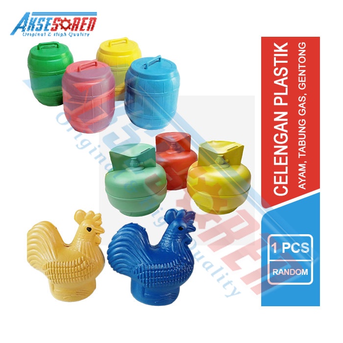 Aksesoren Celengan Plastik Motif / Tempat Uang Karakter / Tabungan Koin Besar Dan Kecil Murah Lucu