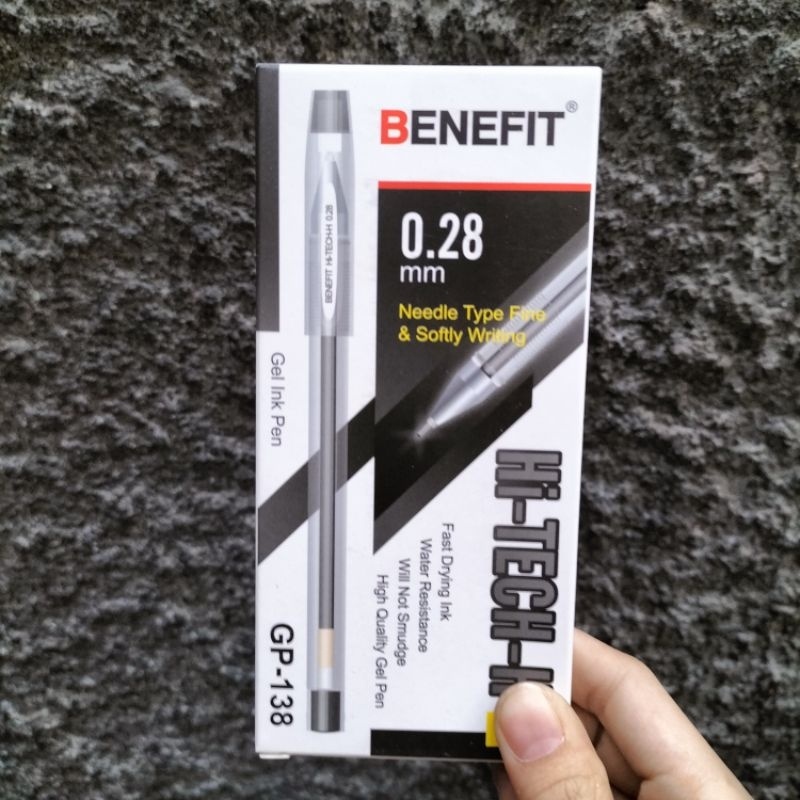 

[LUSIN/ 12PCS] Pen Hi-Tech BENEFIT 0.28mm