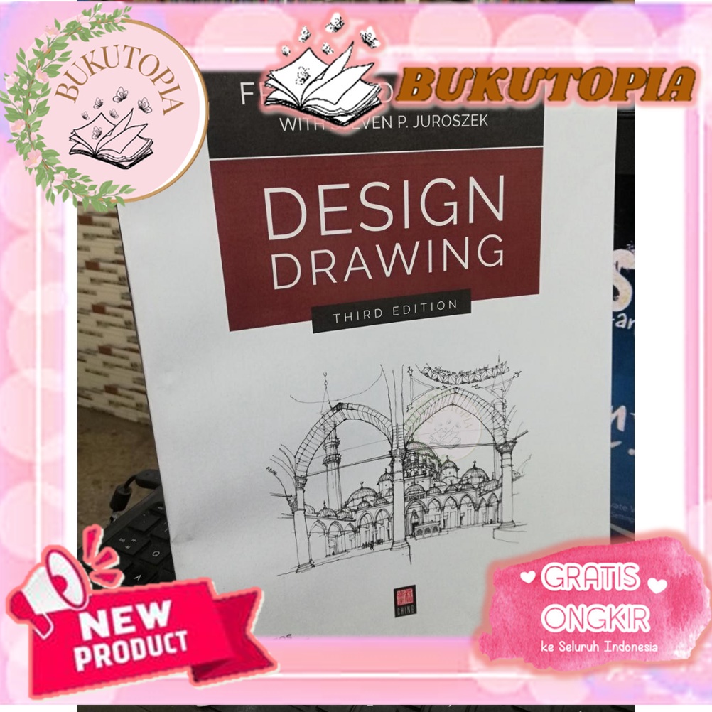 Buku Design Drawing 3rd Third Edition By Francis dk Ching 3 ( Buku Cetak )