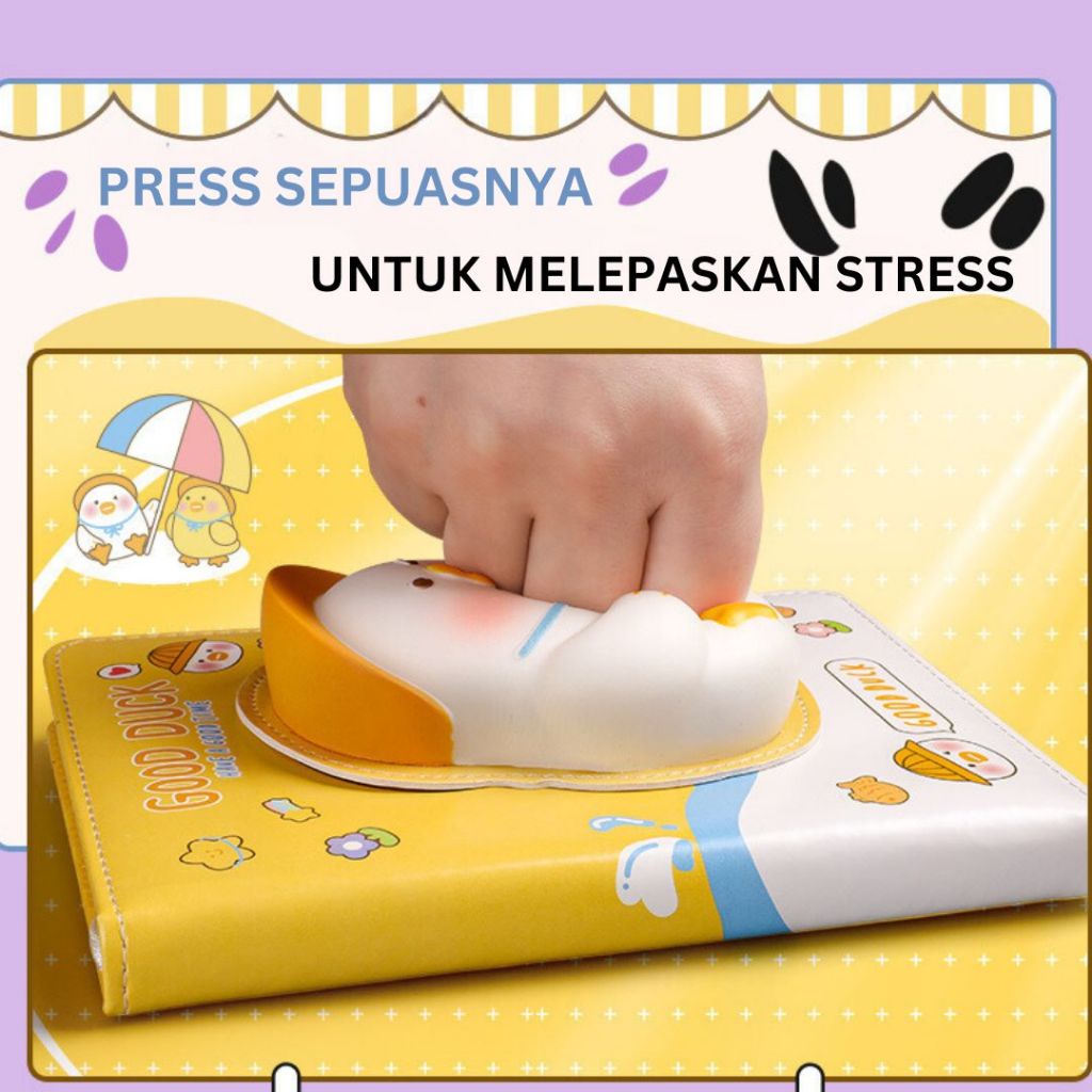 

Promo UQ Buku Notebook Squishy Buku Tulis Catatan Diary Lucu Decompression STY7012