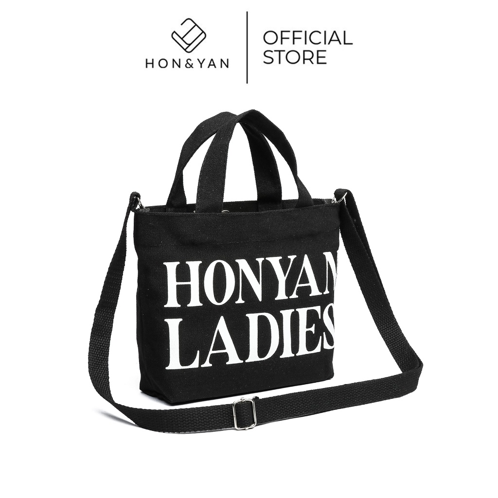 HONYAN LADIES Tas Selempang Wanita Canvas