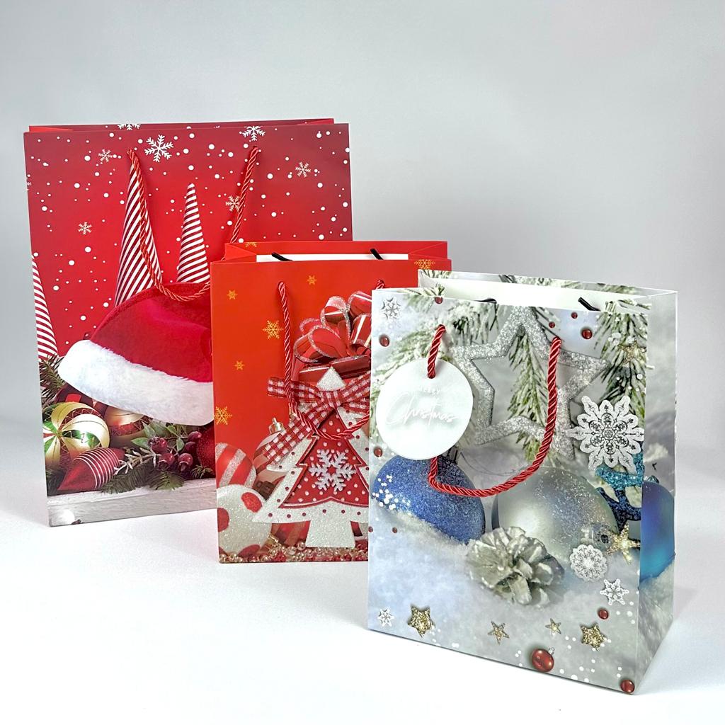 

FBI Paper Bag Motif Natal/Paperbag Christmas/Goodie Bag Natal/Paper Tote Bag