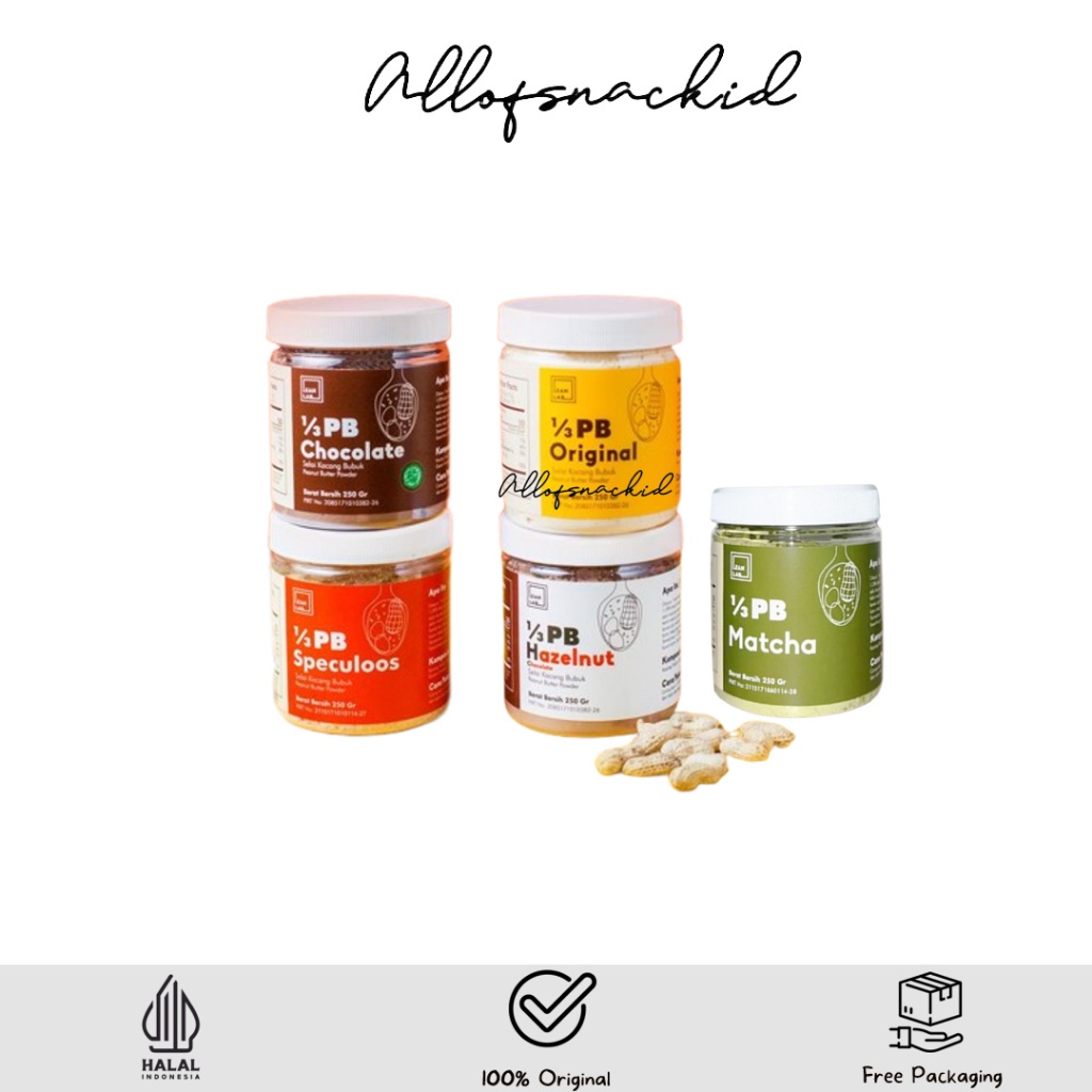 

COD COD Lean Lab - Selai Bubuk / Spread Powder - 1/3PB Original / Hazelnut / Speculoos / Chocolate - Botol - 250gr