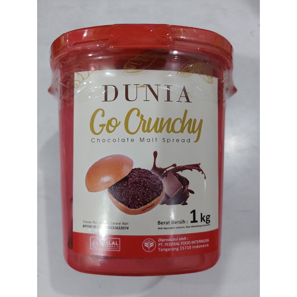 

COD Selai Coklat DUNIA GO CRUNCHY Kemasan 1KG