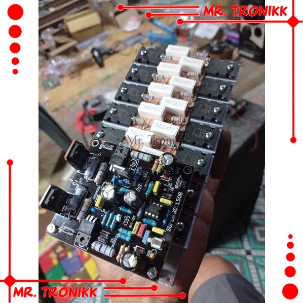Mr socl506 tef dengan 7 set toshiba siap colok psu modif
