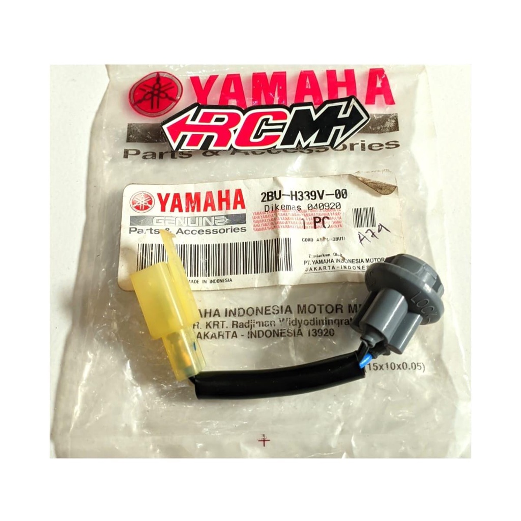2BU-H339V-00 KABEL KOP COP PETENG FITTING COP LAMPU SENJA X-RIDE ORI ORIGINAL YAMAHA YGP ASLI