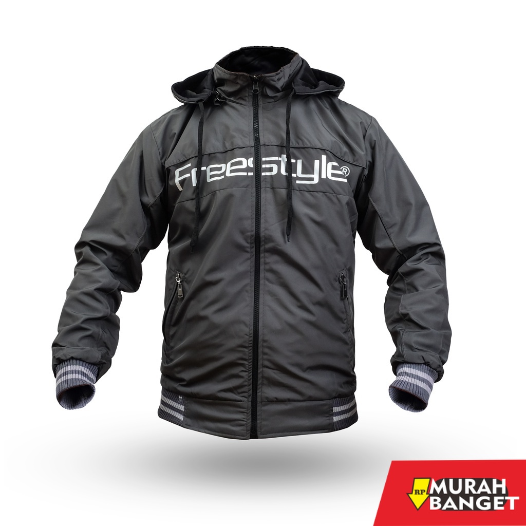 Outer pria  ukuran besar- Freestyle Jaket Bolak Balik BB Jumbo Pria BigSize 3XL, 4XL Wanita Unisex W