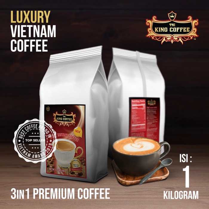 

Kopi Vietnam King Coffee 3in1 Isi Bag 1 Kg Instan Premium Trung Nguyen