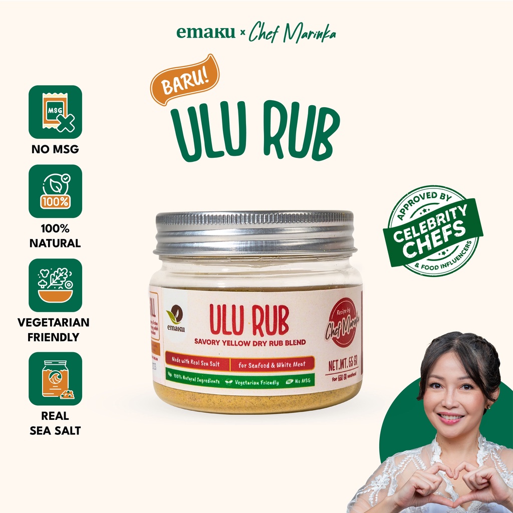 

Dry Rub Emaku Jar Bumbu Masak Dapur Ulu Rub