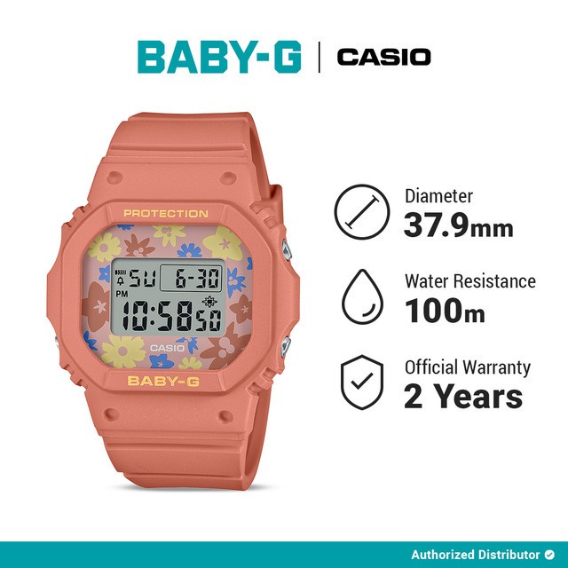Baby-G Jam Tangan Wanita BGD-565RP-4DR Digital Pink Original