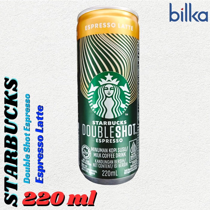 

STARBUCKS RTD Kaleng Expresso Latte 220ml