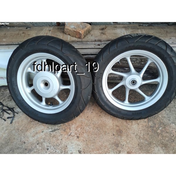 pelah peleg pelk pelek roda ban ring 12 Scoopy stylish